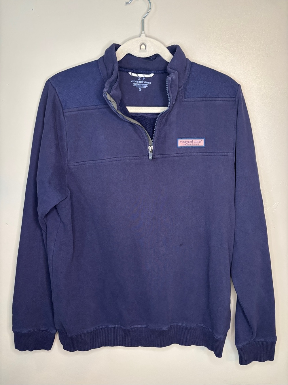 Vineyard Vines Kids Navy Half-Zip Sweatshirt